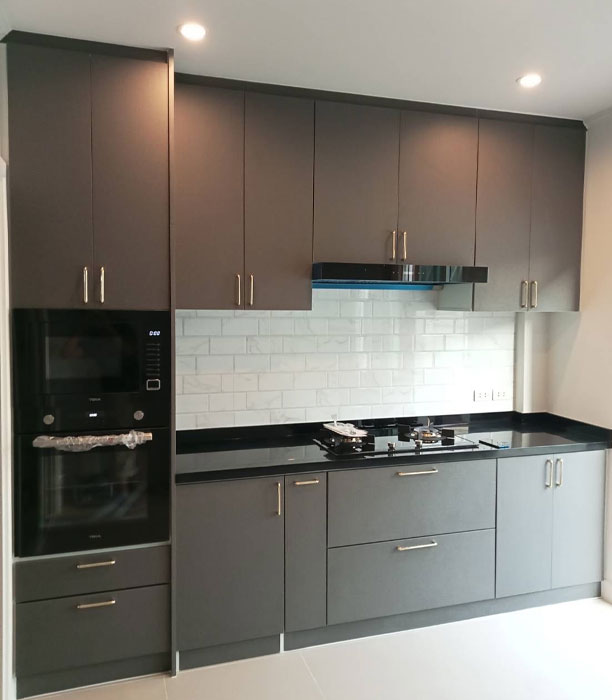 ชุดครัวกันชื้นหน้าบาน เมลามีน Melamine 10 เมลามีน ชุดครัวกันชื้น โปรโมชั่น