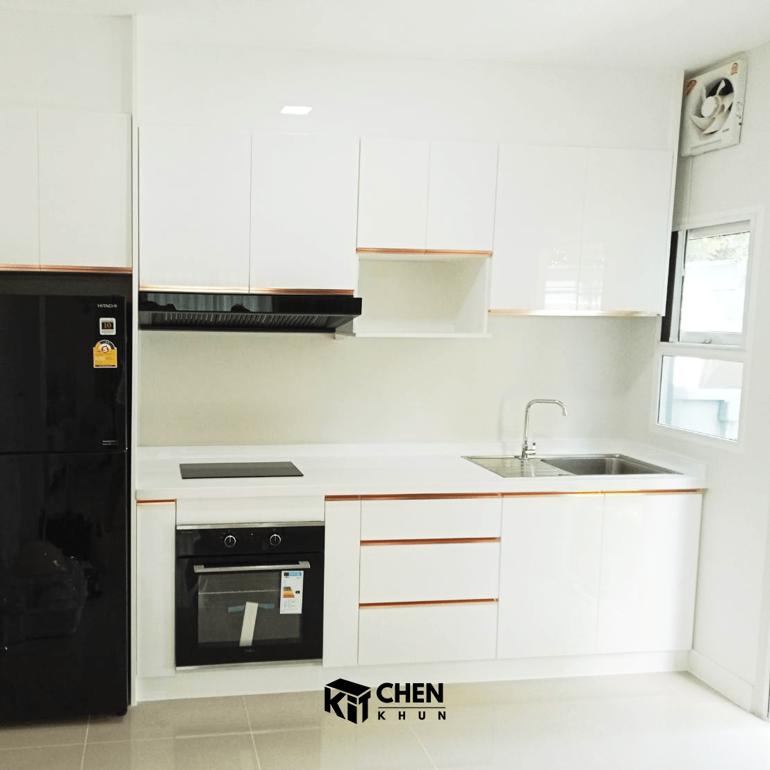 พัดลมดูดอากาศในห้องครัว